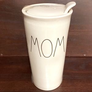 New Rae Dunn Mom Travel Mug Ceramic Tumbler